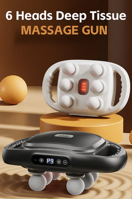 6 Head Massage Gun