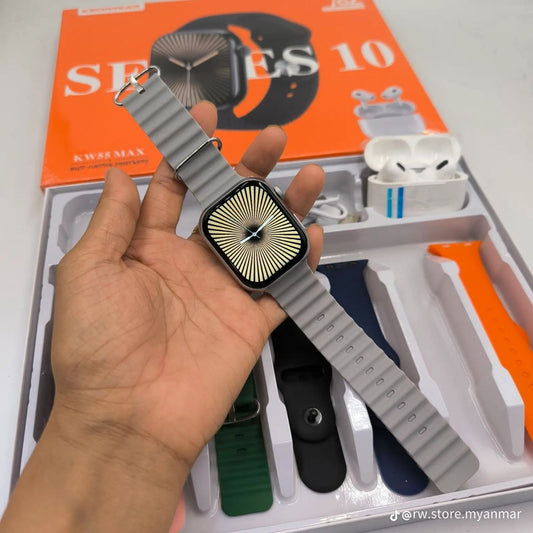 Smart Watch Series10 KW55 Max Gold