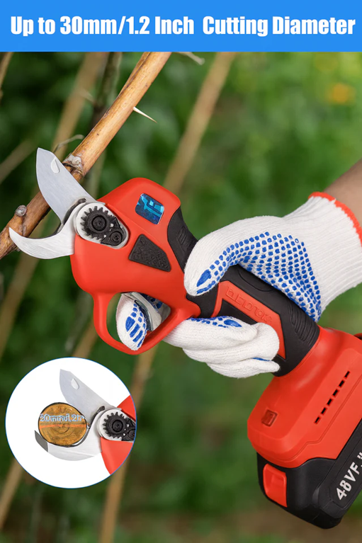 Lithium electric scissor, double battery set powerful cutter
