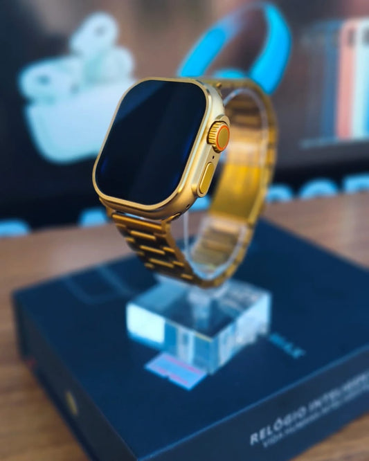 ✨ Luxury Gold Smart Watch Ultra — Bluetooth Calling Edition ✨56
